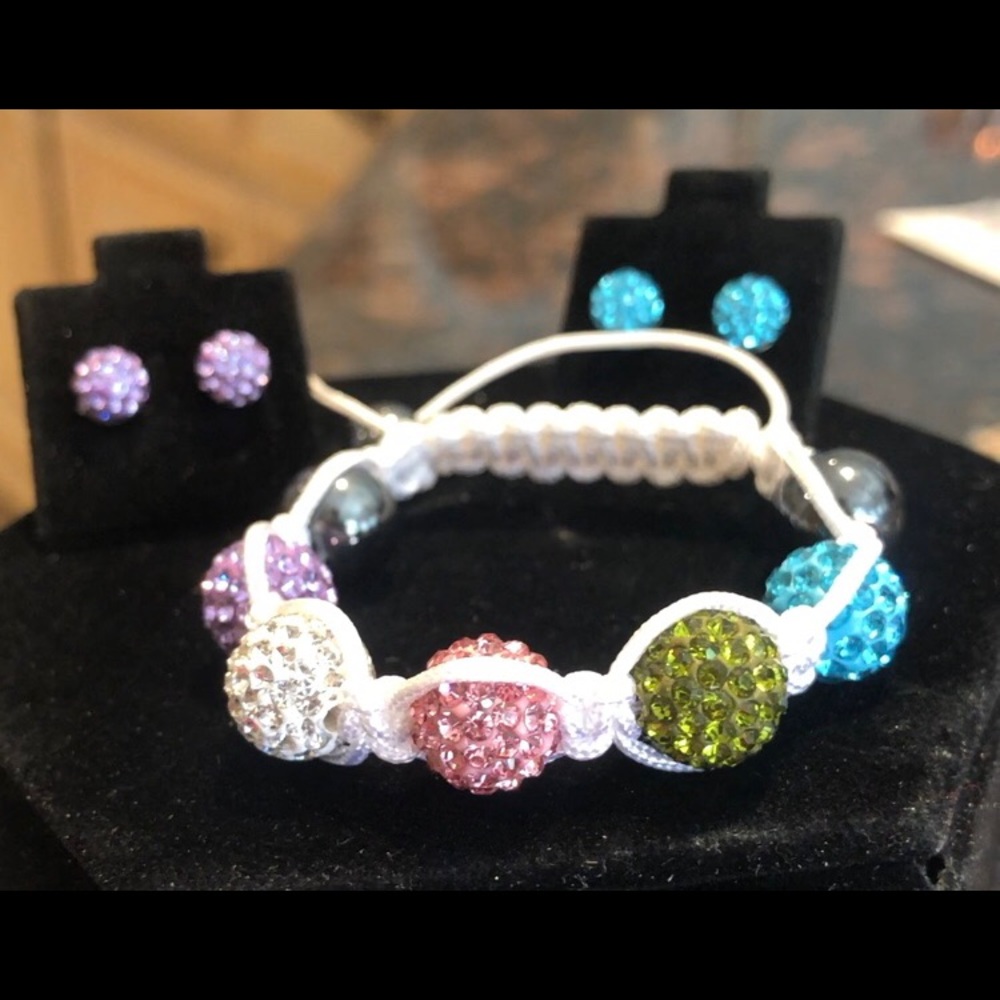 Kids Bracelet & Earrings Set